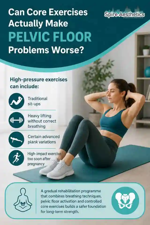 Can Strengthening Your Core Alone Actually Make Pelvic Floor Problems Worse Oxfordshire?